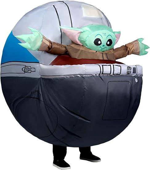 Inflatable Grogu In Pram