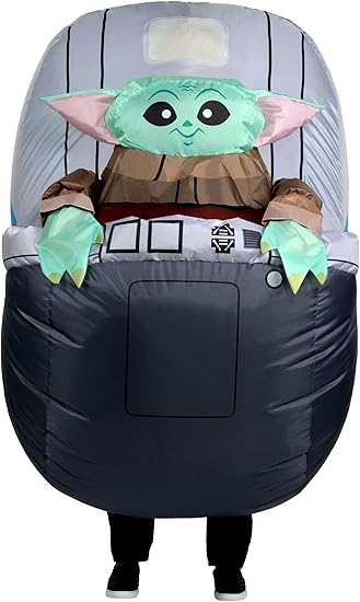 Inflatable Grogu In Pram