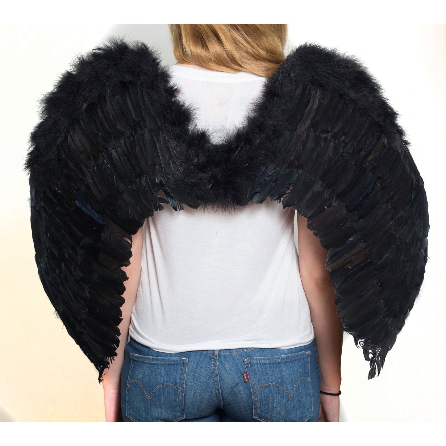 Black Feather Wings - 31"