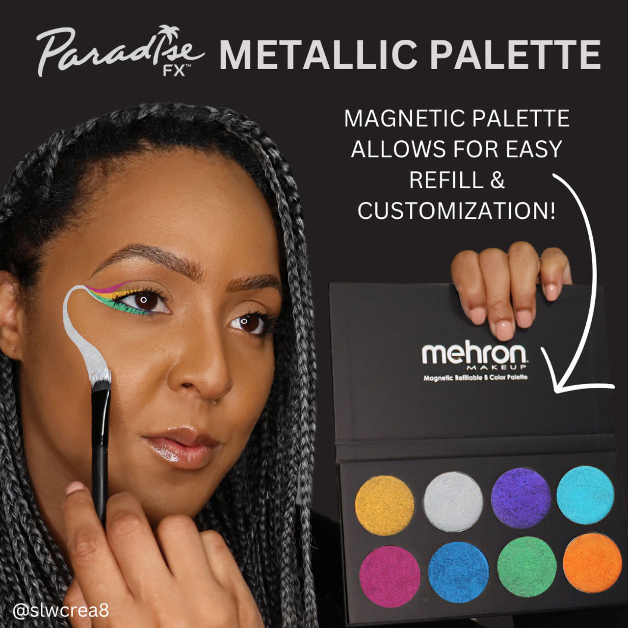 Paradise Brilliant Face Paint Palette