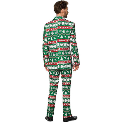 Green Nordic Christmas Suit