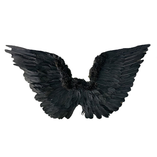 Black Feather Up Wings