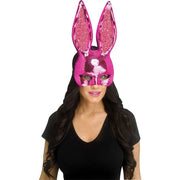 Mirror Bunny Mask Pink