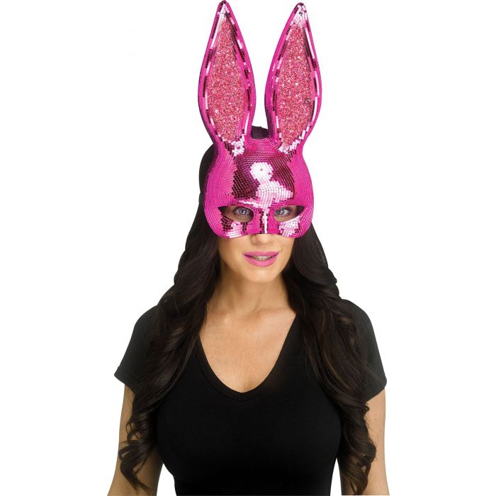 Mirror Bunny Mask Pink