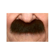 007 Brown and Red Moustache