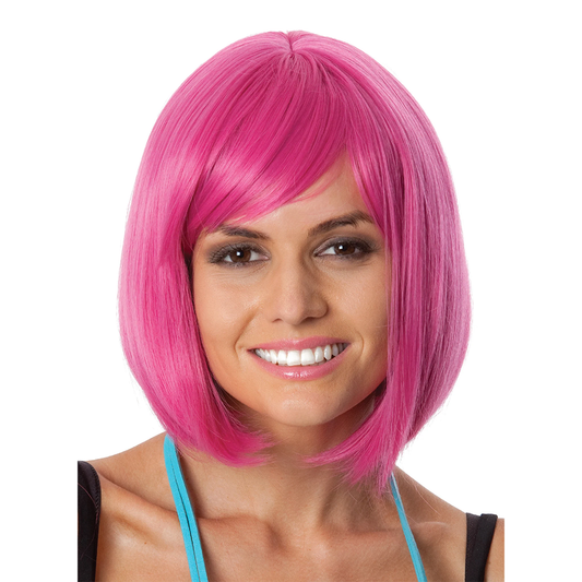 Bright Pink Bob Wig