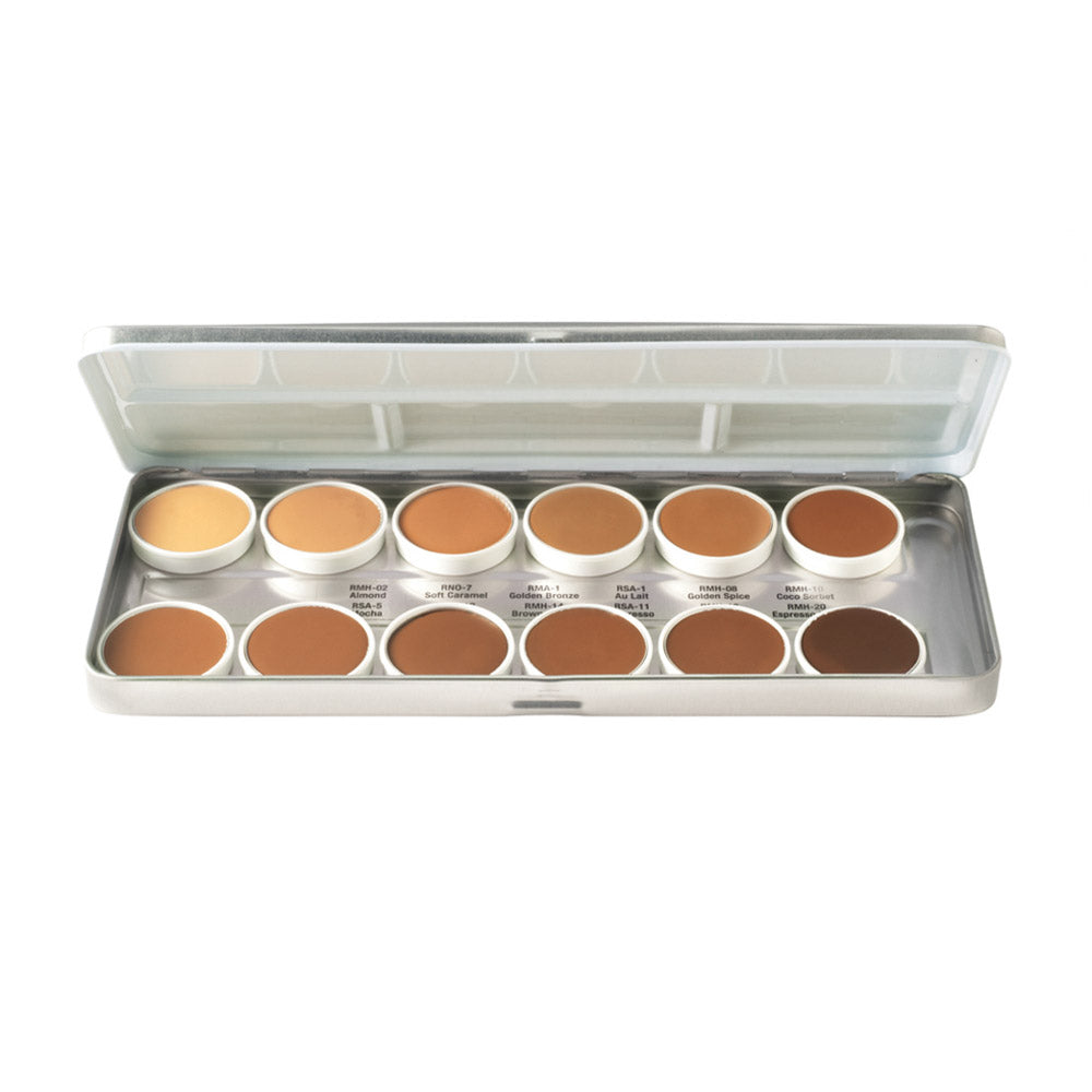 Ben Nye Olive-Brown Creme Foundation Palette (BFP-12)