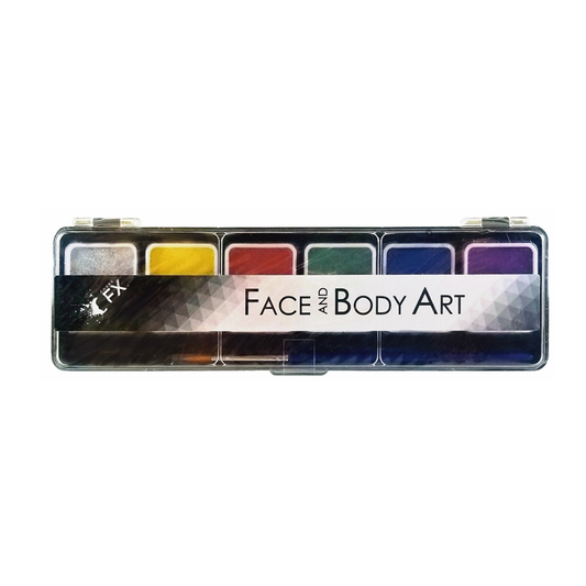 CheekFX Metallic Face Paint Palette