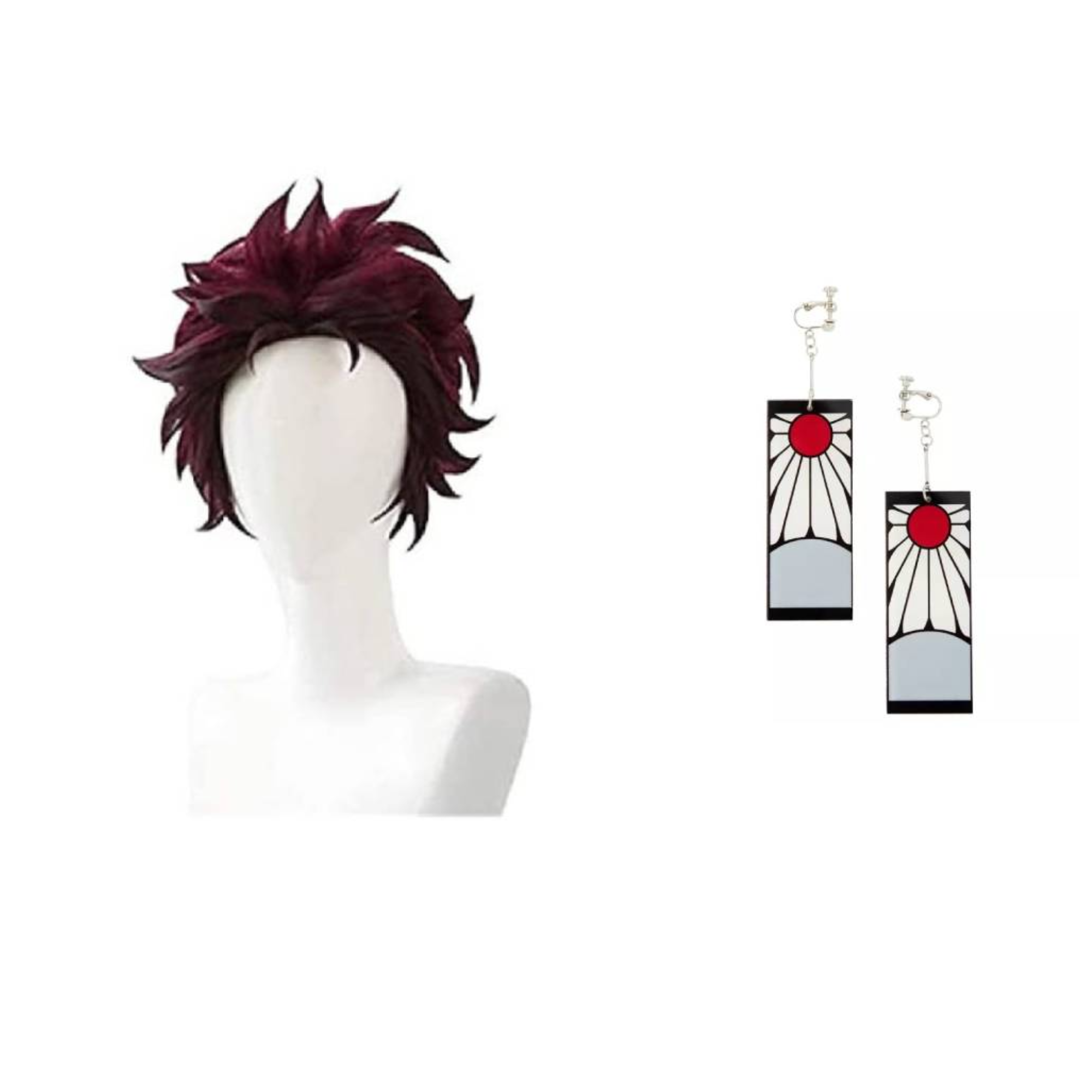 Tanjiro Kamado Wig and Accessories