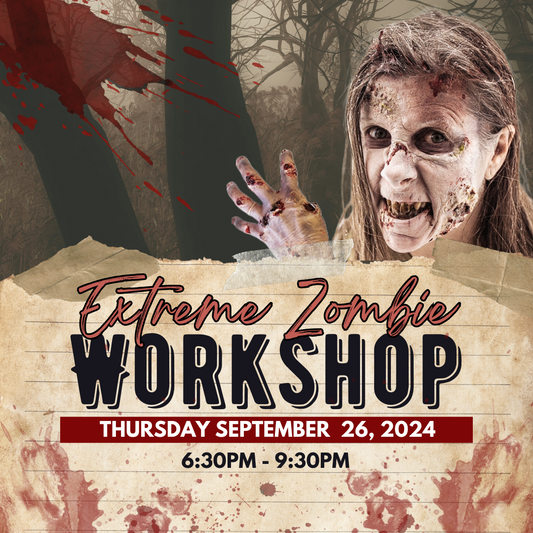 Extreme Zombie FX Make Up Workshop - September 26, 2024