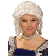 Colonial Woman Wig – White