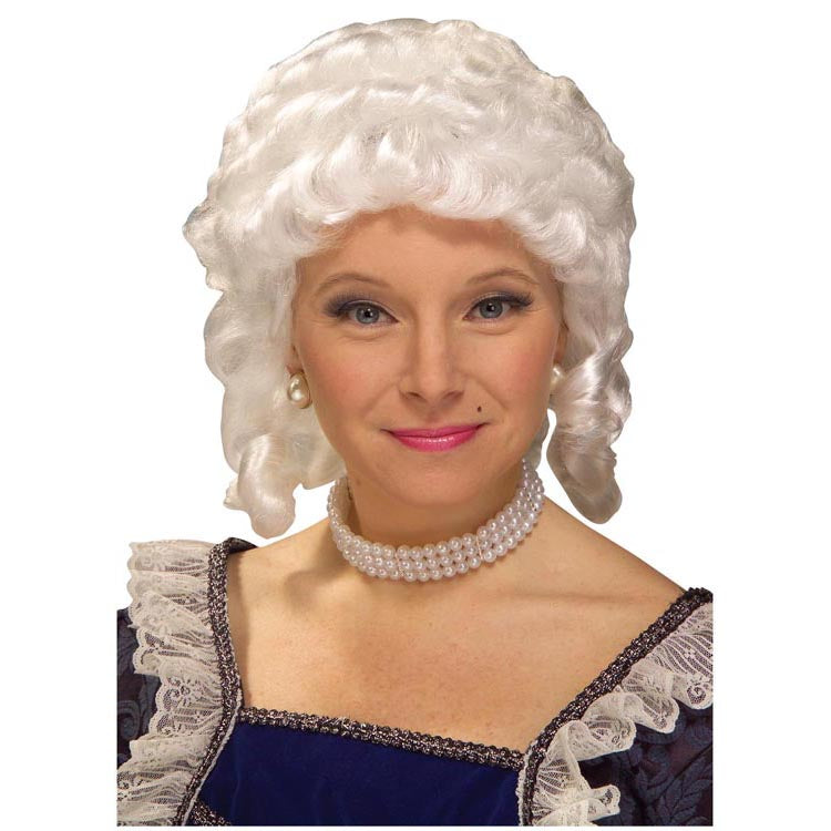 Colonial Woman Wig – White
