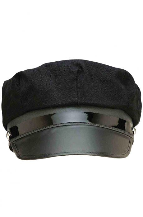 Black Chauffeur Hat