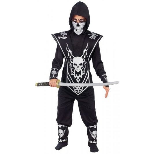 Child Silver Skull Ninja