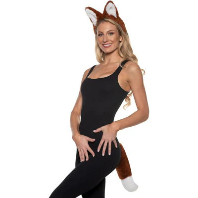 Fox Headband with Tail