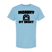 Mommy By Day Gamer By Night T-Shirt Light Blue