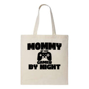 Mommy By Day Gamer By Night Canvas Tote Bag