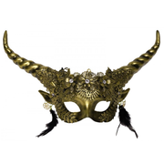 Gold Vintage Horned Headpiece