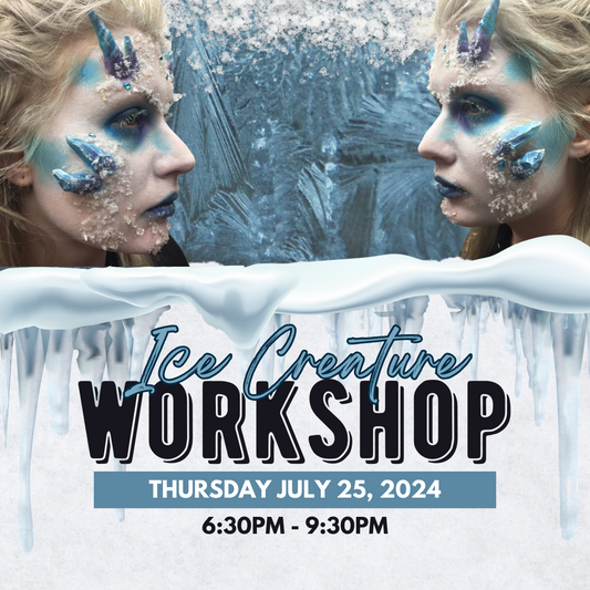 Ice Creature FX Make Up Workshop - July 25, 2024