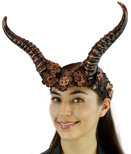 Horned Copper Headband