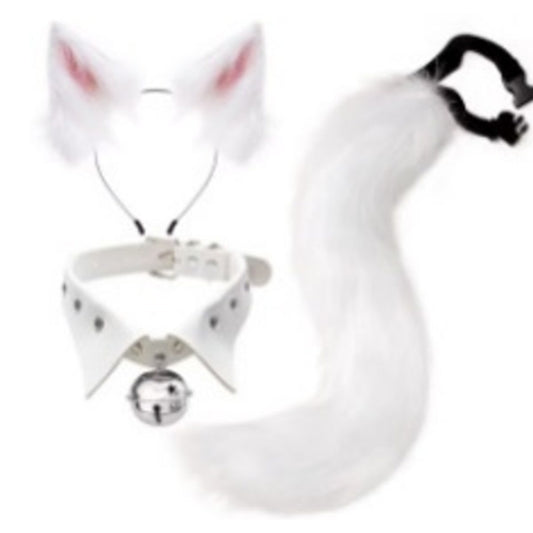 Deluxe White Cat Accessory Kit