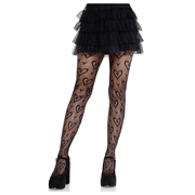 Double Hearts Net Tights