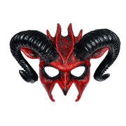 Horned Devil Mask - Red
