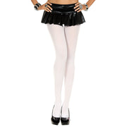 Opaque White Tights