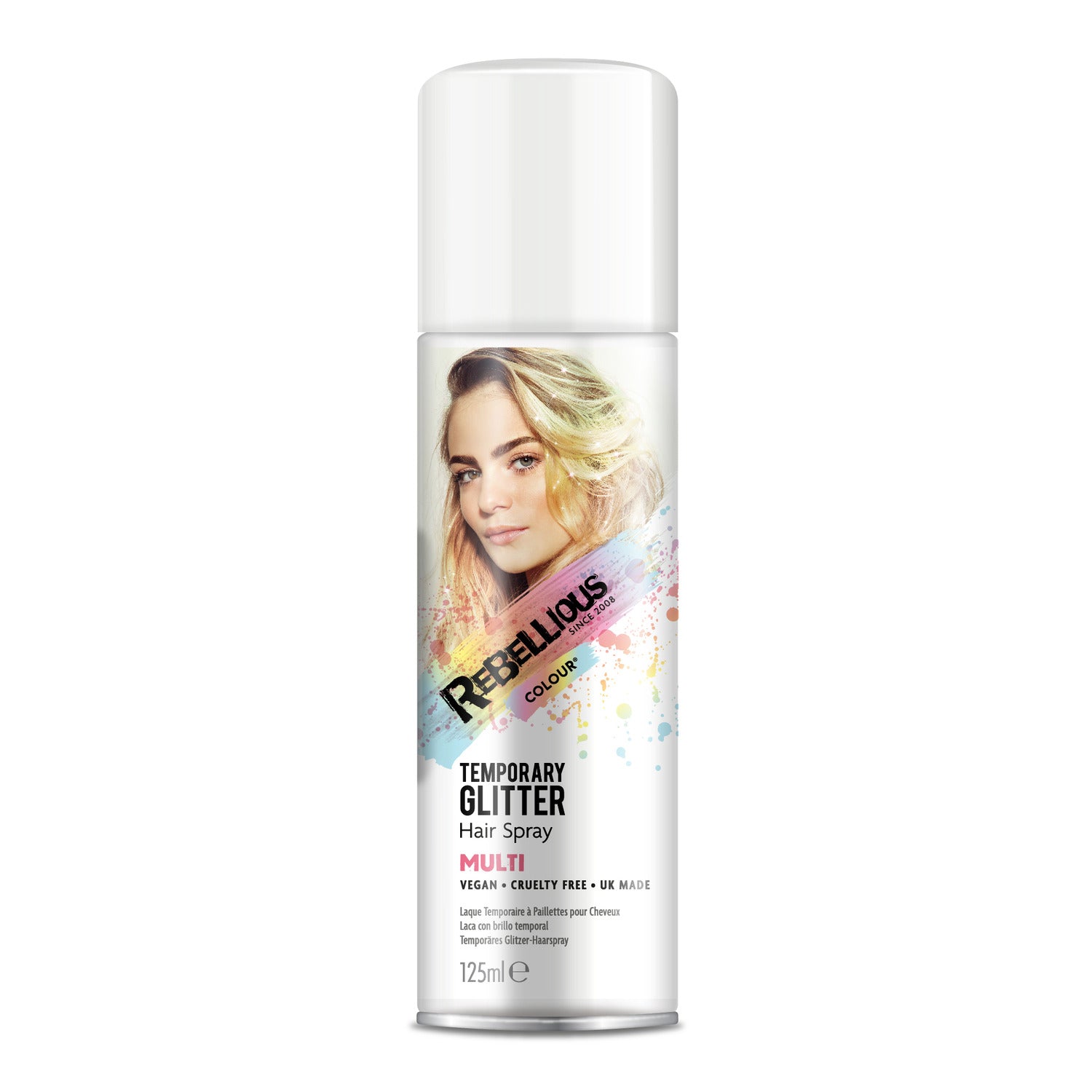 Rebellious Temporary Glitter Hair Spray