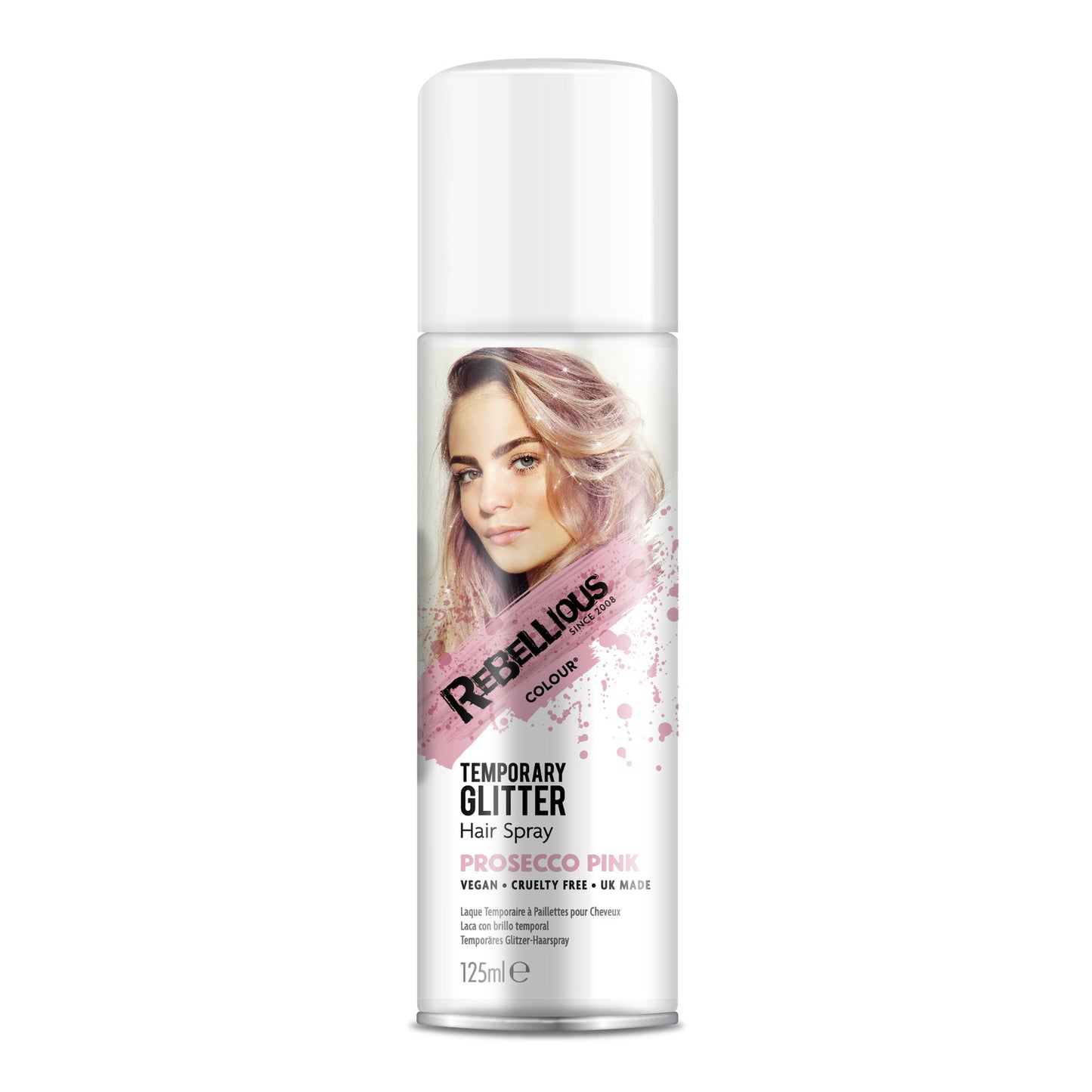 Rebellious Temporary Glitter Hair Spray