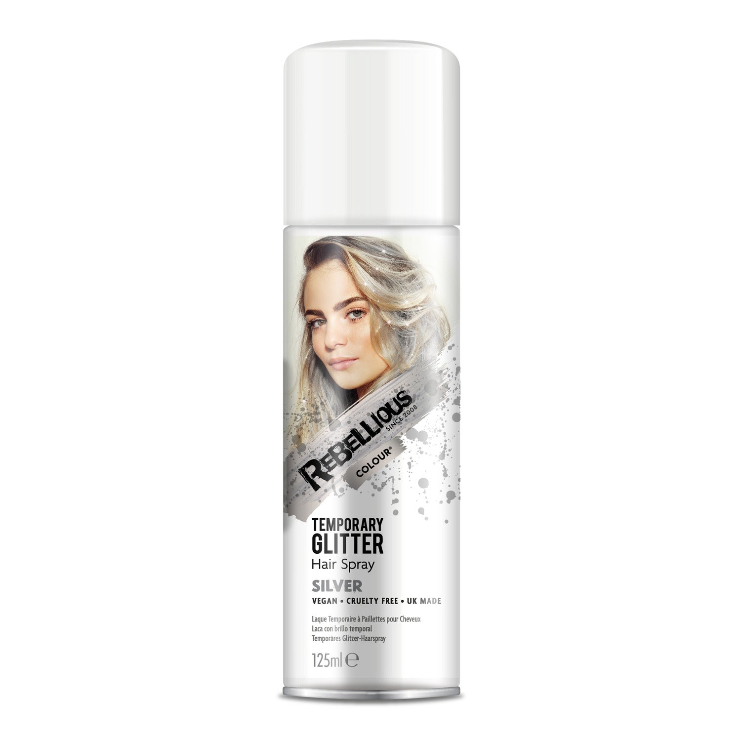 Rebellious Temporary Glitter Hair Spray