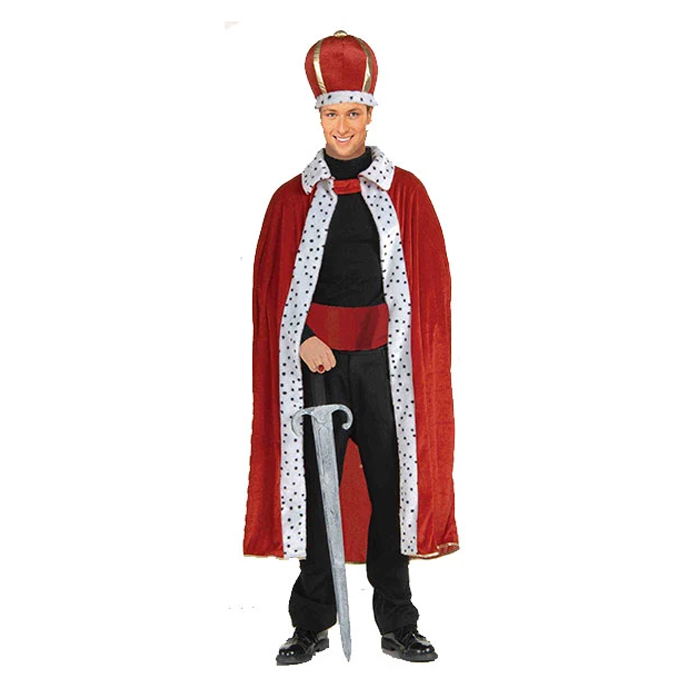 Red Royal Robe and Crown