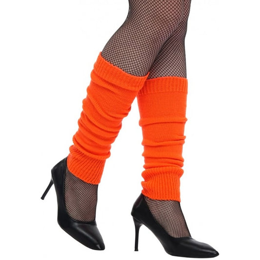 Neon Orange Leg Warmers