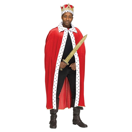 King's Robe and Crown Set