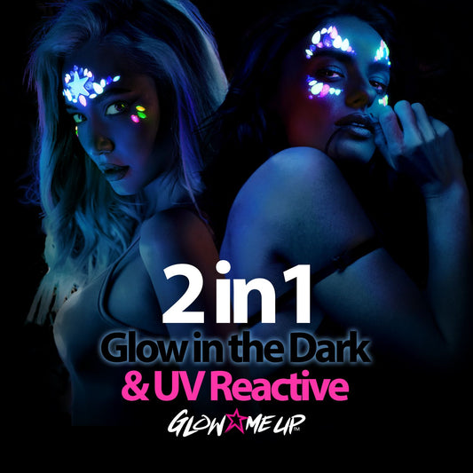 Glow in the Dark Face Jewels