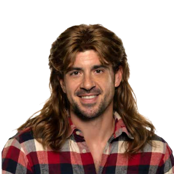 Brown Mullet Wig