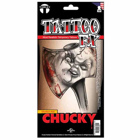 Tinsley Chucky Axe Tattoo