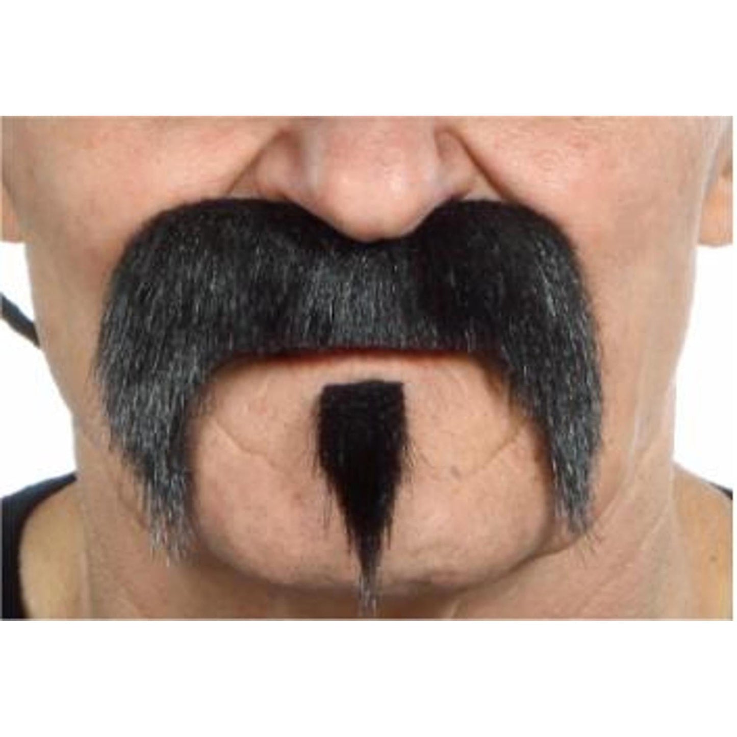 Black Moustache and Goatee Set