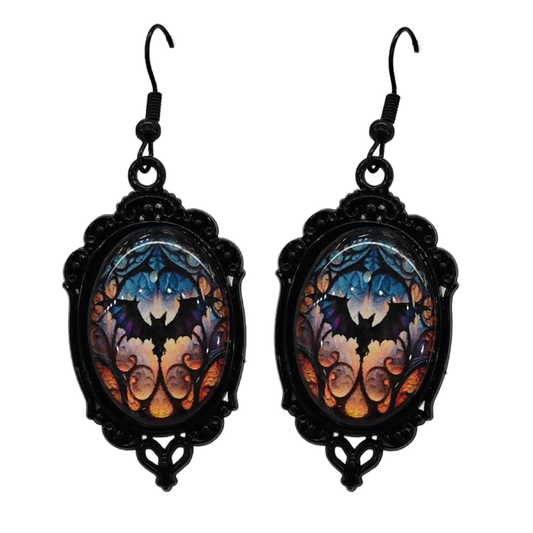 Antique Bat Earrings