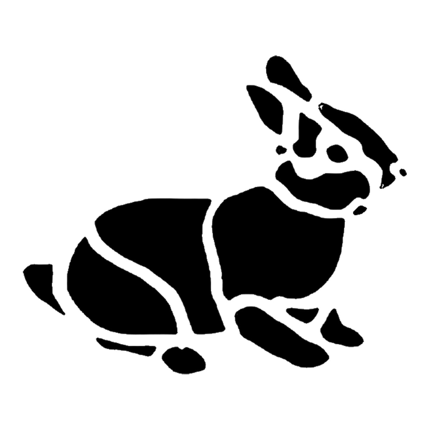 Baby Bunny Stencil
