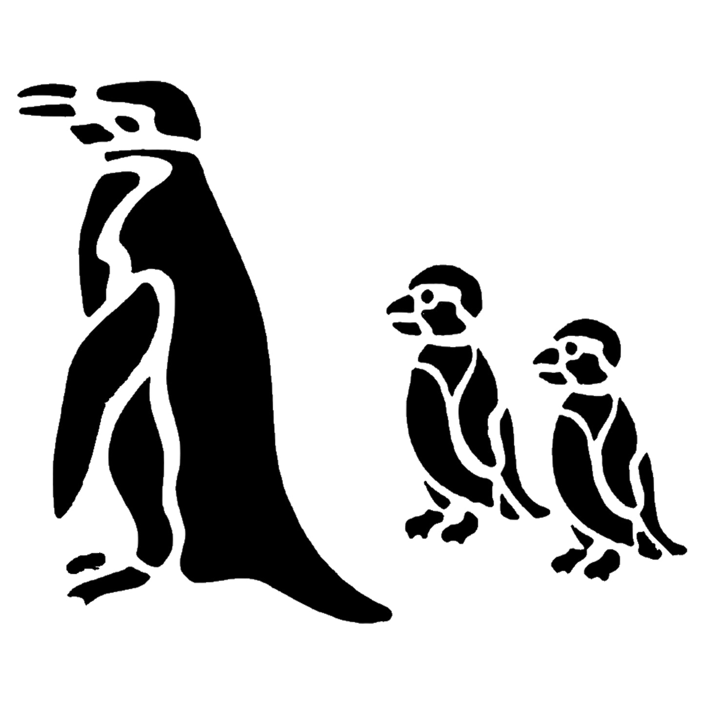 Baby Penguin Stencil