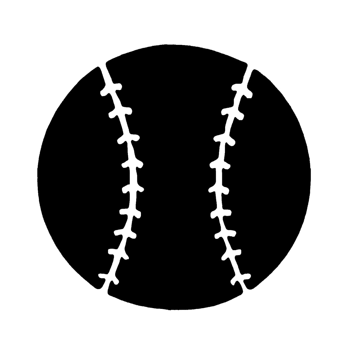 Baseball Adhesive Stencil