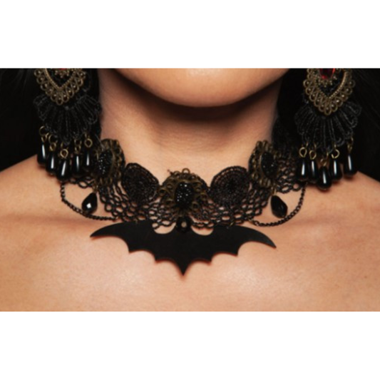 Bat Choker Necklace