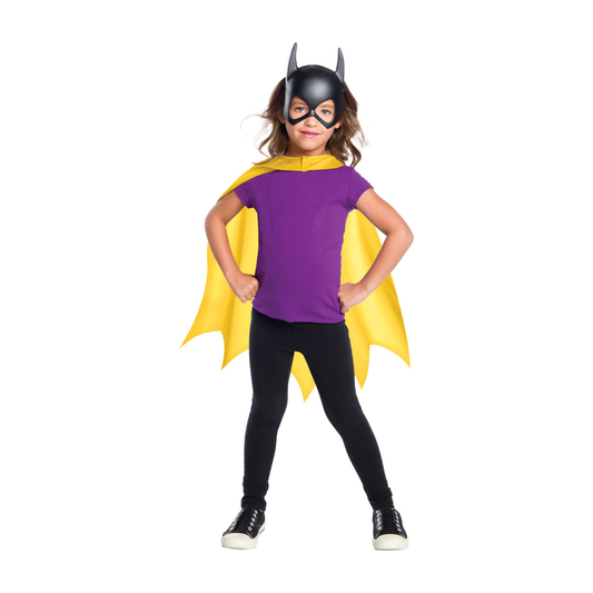 Child Batgirl Cape and Mask Set
