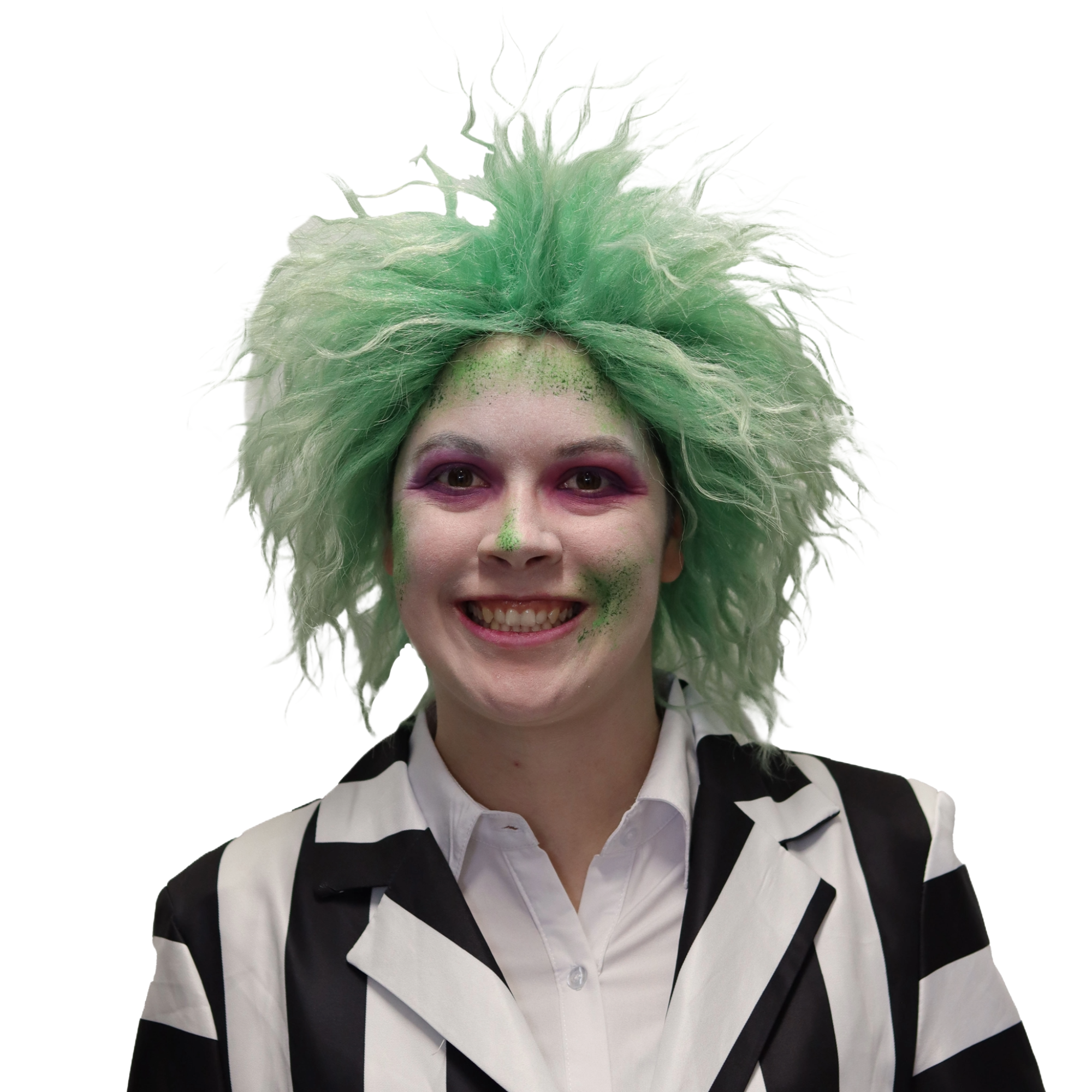 Green Beetlejuice Wig