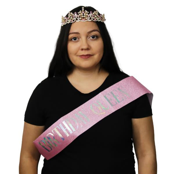 Birthday Queen Crown and Sash