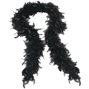 Deluxe Black Feather Boa