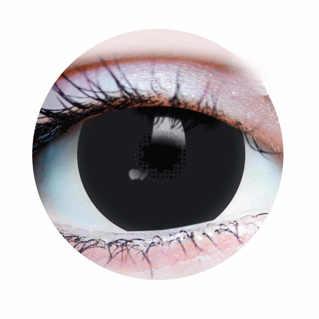 Black Mini Sclera Contact Lenses