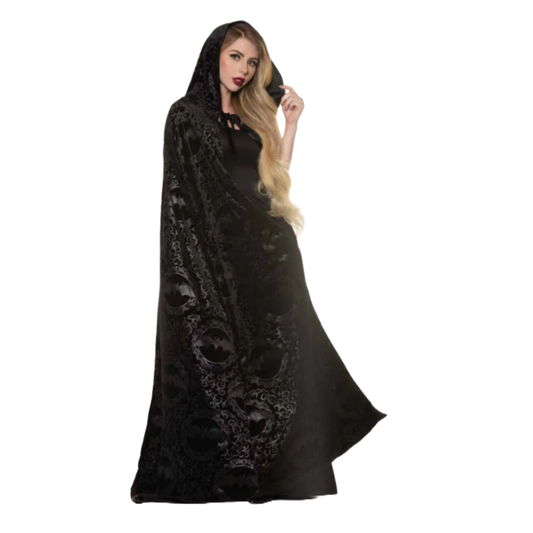 Hooded Vampire Cape Black