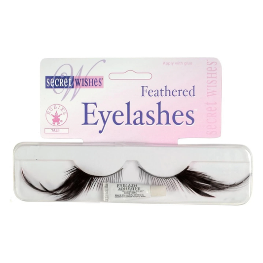 Black Feathered Eyelashes